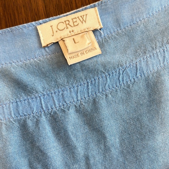 J CREW TUNIC STYLE COTTON TOP SIZE LARGE - Picture 2 of 5